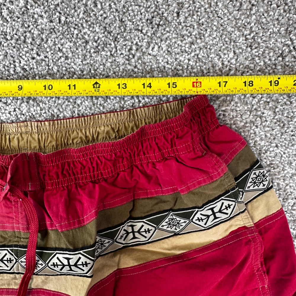 Speedo Swim Trunks Mens XL Cargo Pocket Tribal Waist Board Southwest VTG READ - Picture 5 of 10